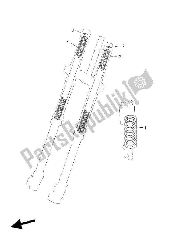 All parts for the Alternate For Chassis of the Yamaha WR 450F 2008