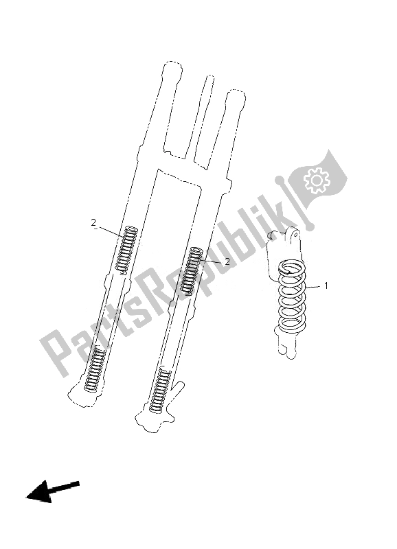 Todas las partes para Alternativo Para Chasis de Yamaha YZ 450F 2007