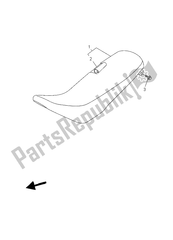 Wszystkie części do Siedzenie Yamaha TT R 125E SW LW 2006