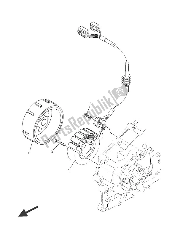 Wszystkie części do Generator Yamaha XP 500 2016