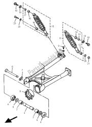 bras arrière et suspension