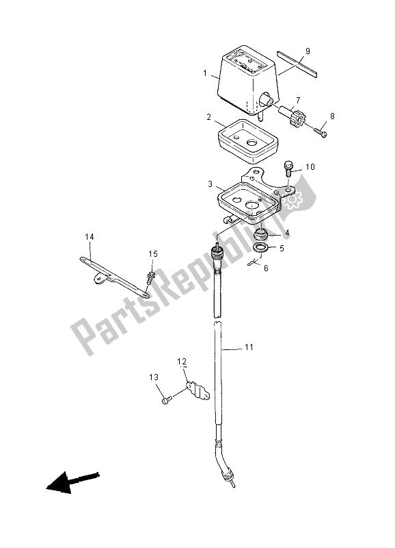 Tutte le parti per il Metro del Yamaha WR 426 400F 2002
