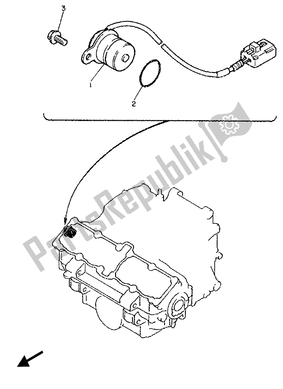 Todas las partes para Recoger El Regulador De La Bobina de Yamaha FZR 1000 1987