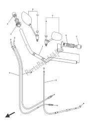 uchwyt kierownicy i kabel