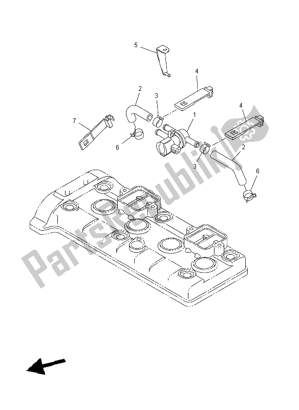Tutte le parti per il Sistema Di Induzione Dell'aria del Yamaha YZF R6 600 2008
