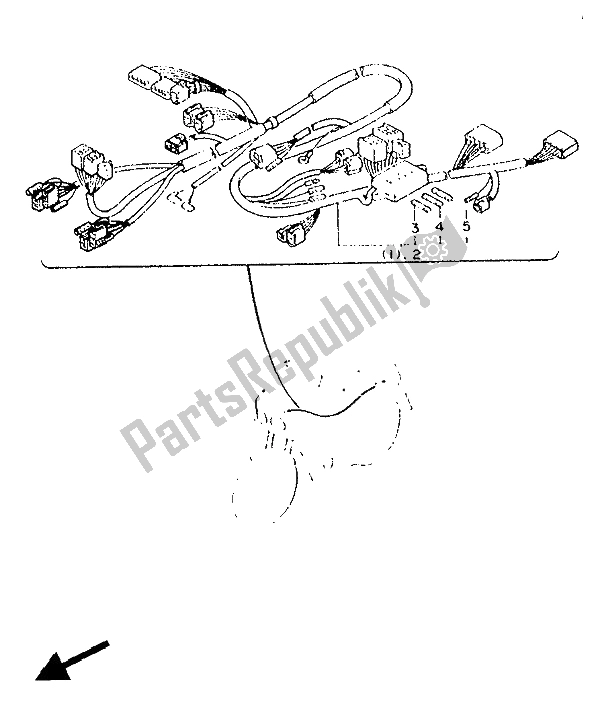 Todas las partes para Alternativo (eléctrico) de Yamaha FZ 600 1988