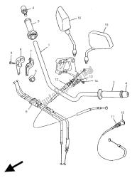 stuurhendel en kabel