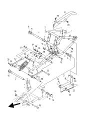 bras arrière et suspension