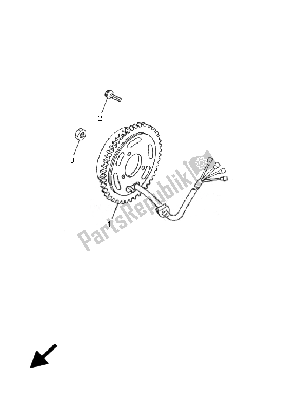 Tutte le parti per il Generatore del Yamaha TZR 50 2007