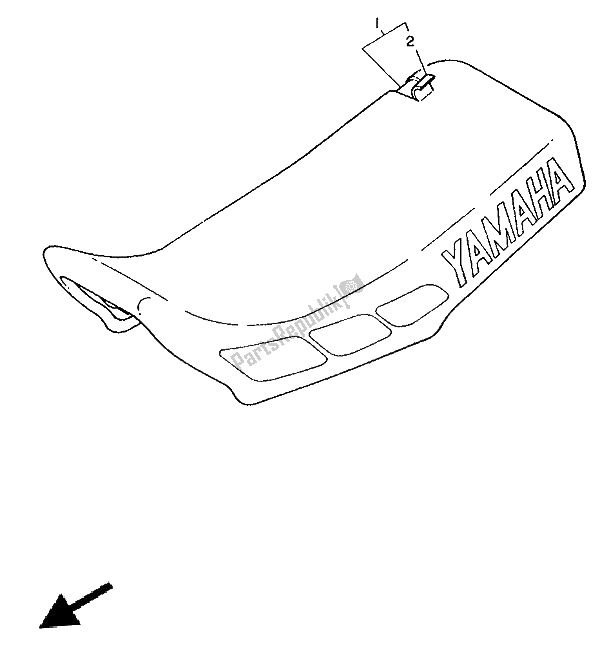 Todas las partes para Asiento de Yamaha YZ 80 LC 1991