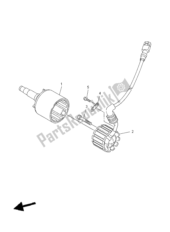 Wszystkie części do Generator Yamaha FZ8 NA 800 2012