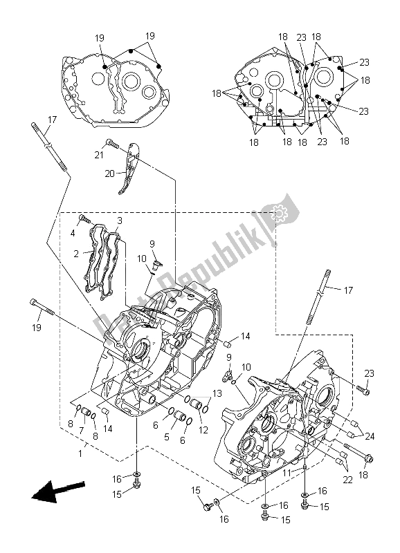 Wszystkie części do Korbowód Yamaha XVS 1300A Midnight Star 2009