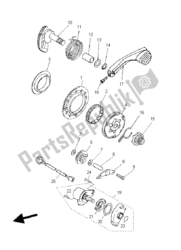 Alle onderdelen voor de Beginner van de Yamaha YN 50R Neos 2011