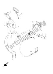 stuurhendel en kabel