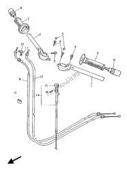 stuurhendel en kabel