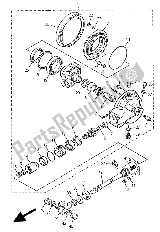 Tutte le parti per il Albero Di Trasmissione del Yamaha V MAX 12 1200 1996