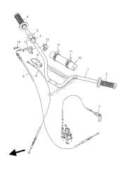 manija de dirección y cable