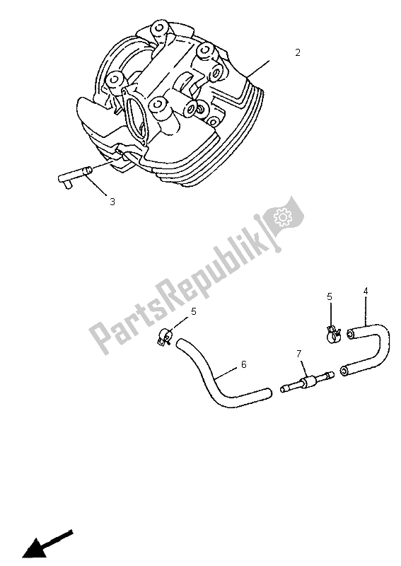 Tutte le parti per il Motore Alternativo (che, Aut) del Yamaha XV 1100 Virago 1996