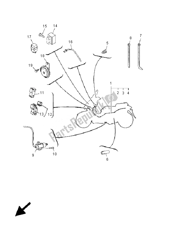 Toutes les pièces pour le électrique 2 du Yamaha YP 125R X MAX 2007