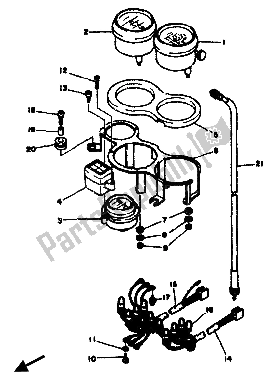 Wszystkie części do Metr Yamaha RD 350F 1985