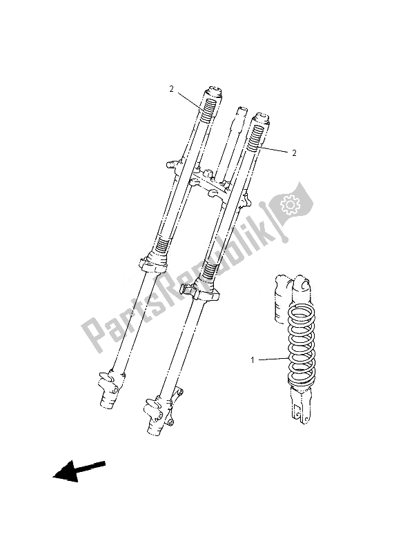 Todas las partes para Alternativo Para Chasis de Yamaha YZ 85 SW LW 2007