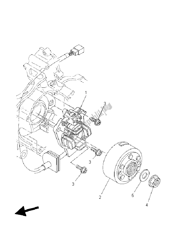 Wszystkie części do Generator Yamaha YZ 125 2011
