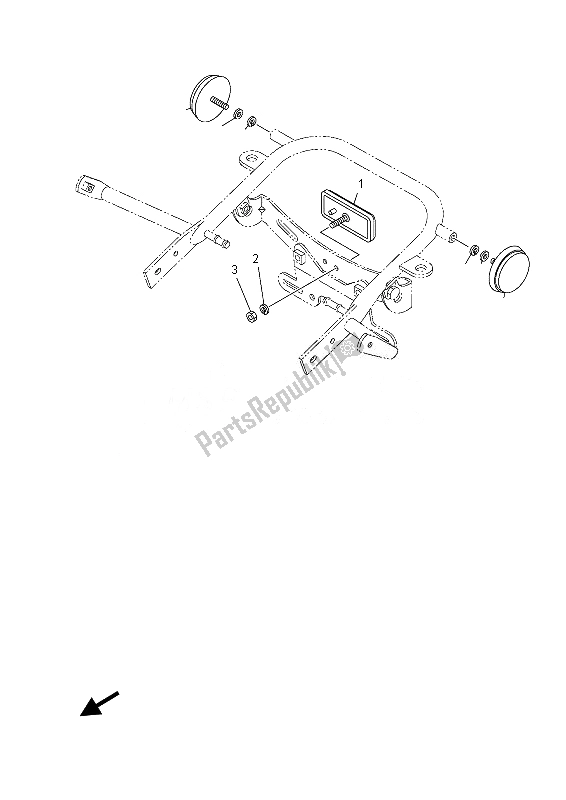 All parts for the Electrical 2 of the Yamaha YFM 700 RD 2013