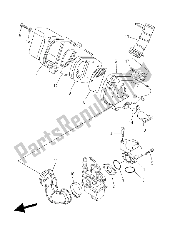 Tutte le parti per il Presa del Yamaha TT R 90E 2004