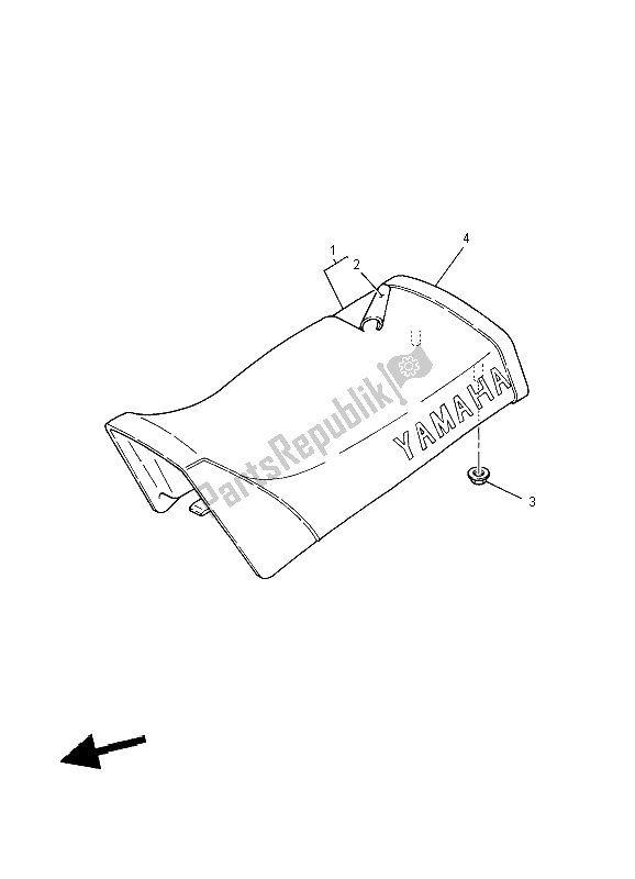 Toutes les pièces pour le Siège du Yamaha PW 80 2004