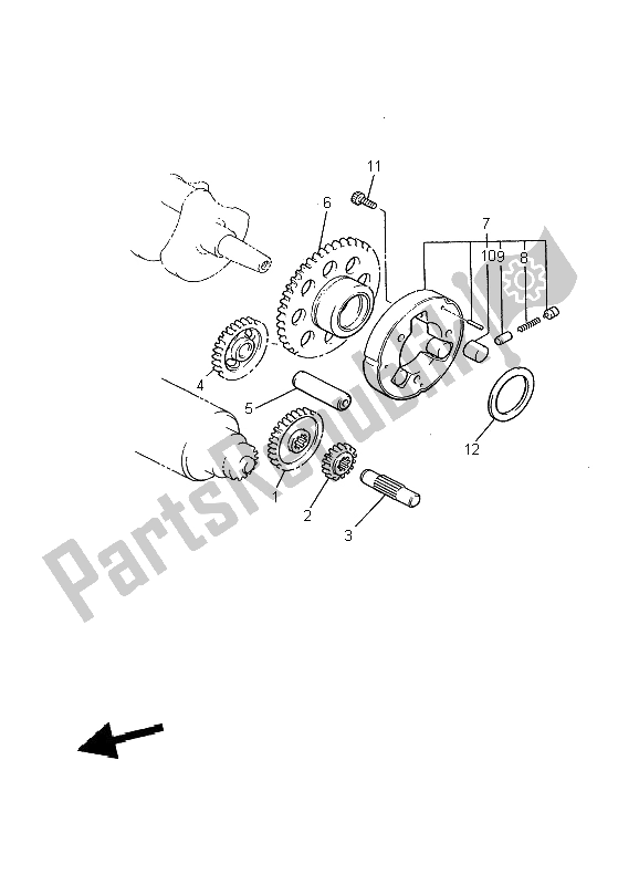 Todas as partes de Embreagem De Partida do Yamaha V MAX 12 1200 2002