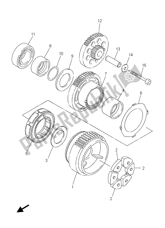 Tutte le parti per il Antipasto del Yamaha FZ8 SA 800 2013