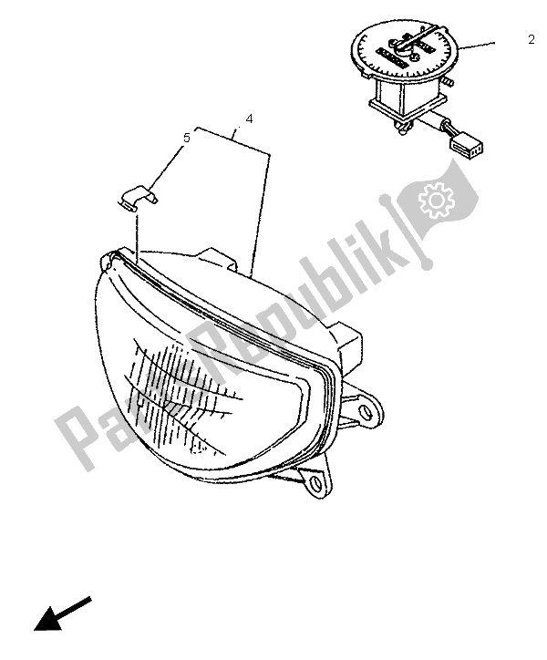 Tutte le parti per il Alternate Elettriche (uk) del Yamaha TZR 125 1995