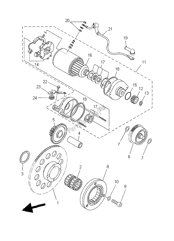 Tutte le parti per il Antipasto del Yamaha MT 03 660 2009