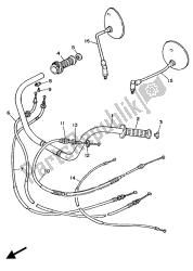 stuurhendel en kabel