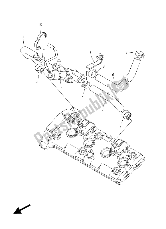 Tutte le parti per il Sistema Di Induzione Dell'aria del Yamaha FZ1 NA 1000 2012