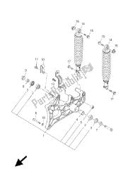 bras arrière et suspension