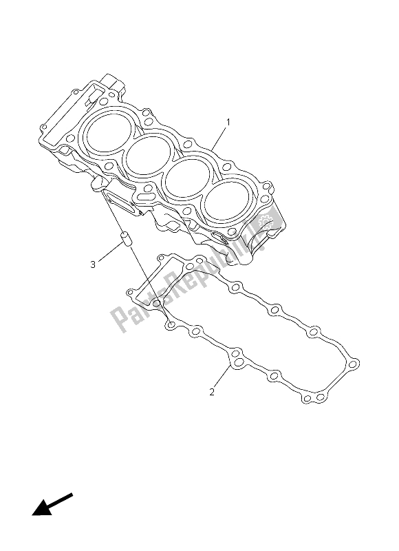 Wszystkie części do Cylinder Yamaha FZ8 N 800 2015