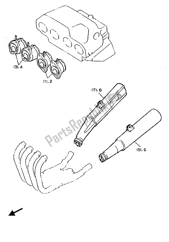 Toutes les pièces pour le Alternatif (moteur) du Yamaha FJ 1200 1988