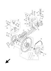 roue arrière et système de freinage