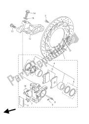 REAR BRAKE CALIPER