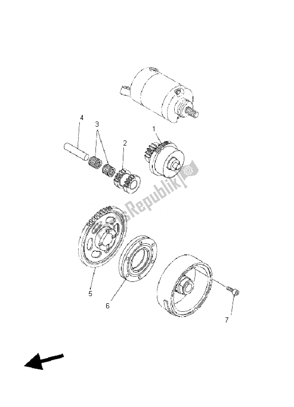 Alle onderdelen voor de Beginner van de Yamaha YFZ 450 2007