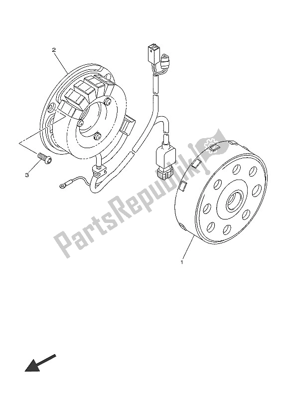 Tutte le parti per il Generatore del Yamaha SR 400 2016