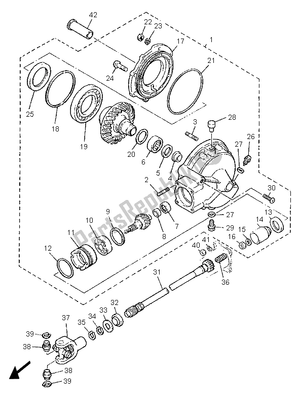 Todas las partes para Eje De Accionamiento de Yamaha XJ 900S Diversion 1995