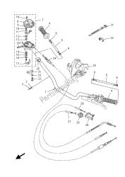 stuurhendel en kabel