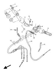 stuurhendel en kabel