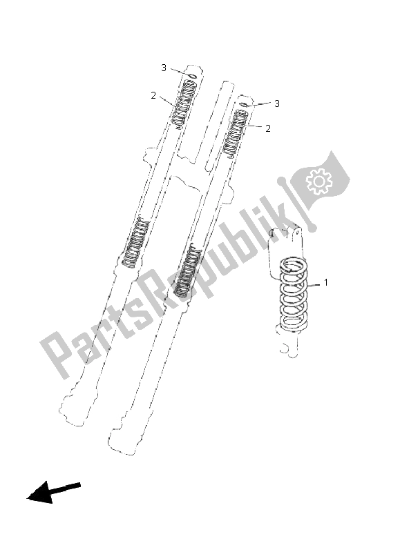 All parts for the Alternate For Chassis of the Yamaha WR 450F 2011