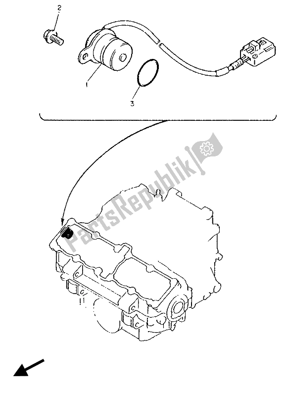 Todas las partes para Recoger Bobina Y Gobernador de Yamaha FZ 750 Genesis 1989