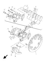 REAR BRAKE CALIPER