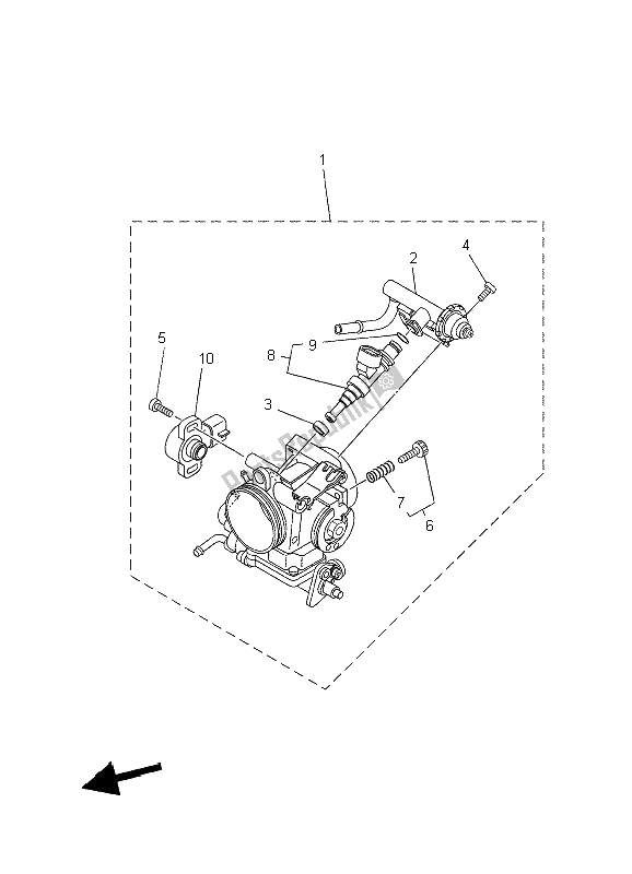 Tutte le parti per il Immissione 2 del Yamaha XT 660X 2006