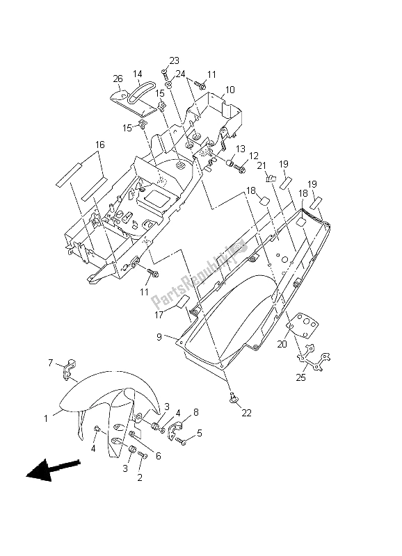 Wszystkie części do B? Otnik Yamaha YZF R1 1000 2002